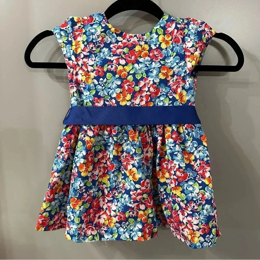 Ralph Lauren Dress Colorful Floral Dress 24mo